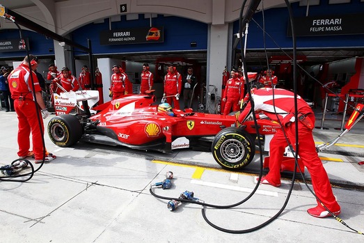F1 Rd4 Turkish GP Istanbul Park Friday 6 May 2011 Ferrari