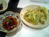 酒菜料理 愛志蔵 タコの煮物&天ぷら盛り合わせ