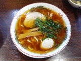 金久右衛門 紅醤油+平打麺