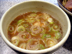 らぁめん たむら 豚骨魚介ベース つけ麺(つけ汁)