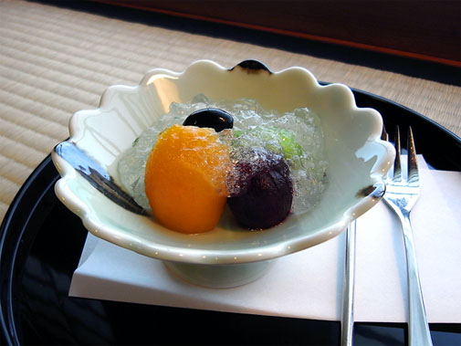 瓢亭 水物