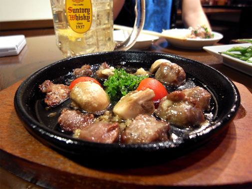 四ッ橋ハイボール酒場 DANDAN ずりのアヒージョ