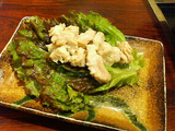 寿 ミノ湯引き