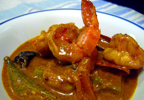 ハマルカレー エビカレー(アップ)