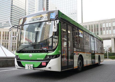 速報〉東京都交通局 フルフラットバスデビュー！ : ぽると出版