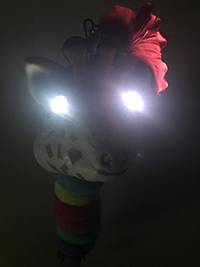キリンくん点灯