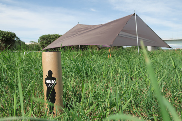 NINJA TARP 新品未使用　ブラウン 手裏剣でござるよ、ニンニン♪ ～ Paago Works Ninja Tarp : 山に野に