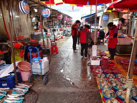韓国　ハングル　チャガルチ　市場　フリー　素材　写真