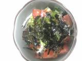 山芋トマト三つ葉海苔