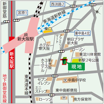 shinosaka map
