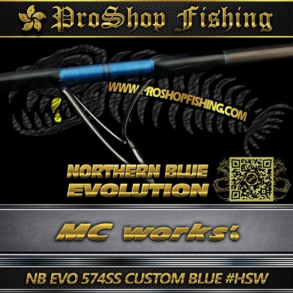 MC works Northern Blue Evolution 574SS custom blue #HSW
