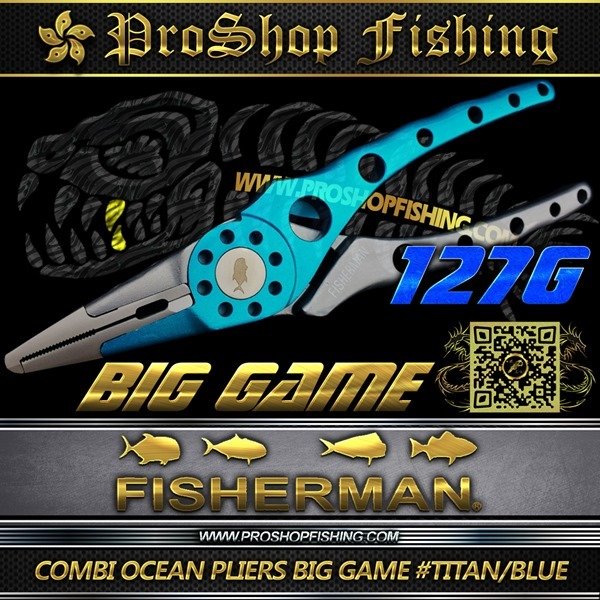 fisherman COMBI OCEAN PLIERS BIG GAME #TITAN BLUE.1