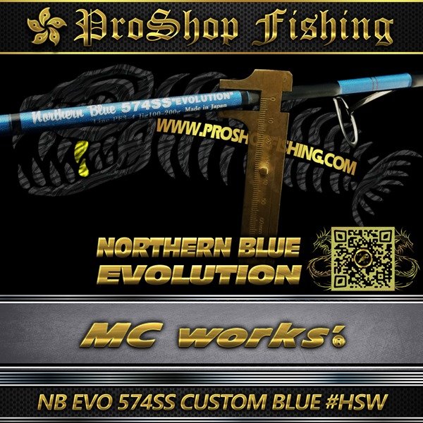 MC works Northern Blue Evolution 574SS custom blue #HSW