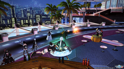 PSO2の日後夜祭 バーにて集合