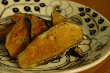 ナスのマヨたらこ焼き