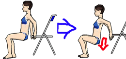 椅子ストレッチ