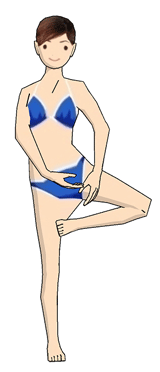 バランス立ち