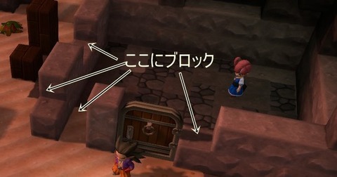 ブロックの場所