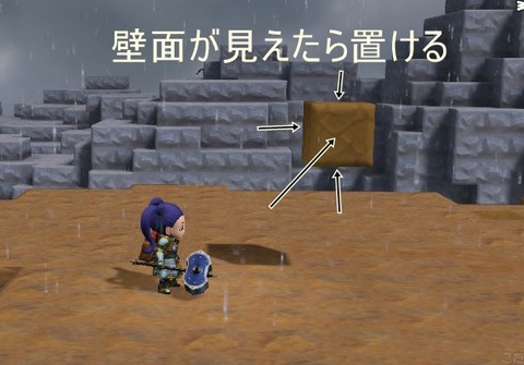 ブロックにつける