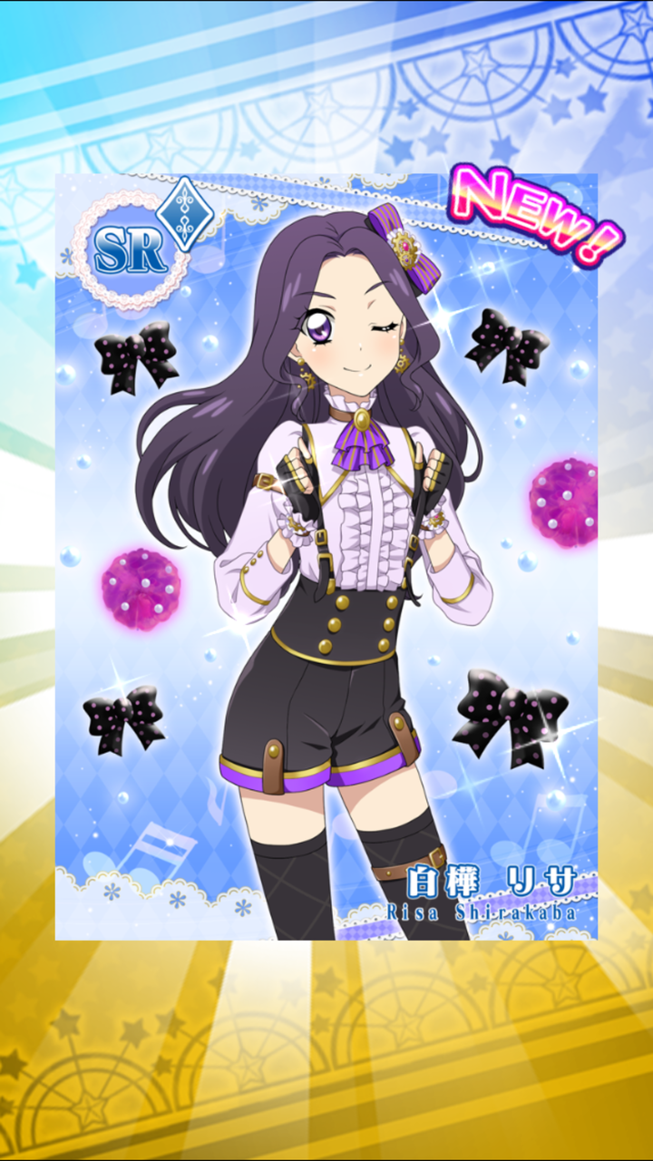 フォトカツ アイカツ リサ アイカツ 大地のの 白樺リサ - ibisPaint