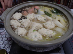 2019 01 04 鮭鶏団子鍋
