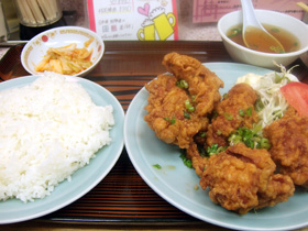 071018_鶏のから揚げ定食