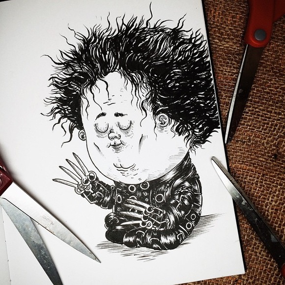 Baby Edward Scissor Hands