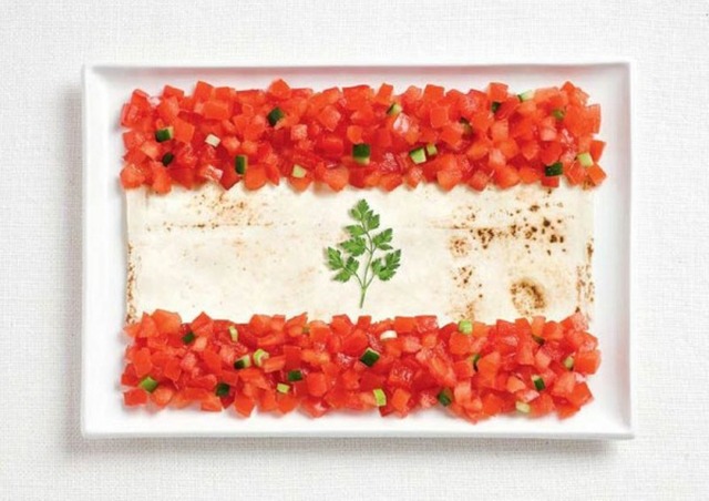 lebanon-flag-made-from-food-600x424