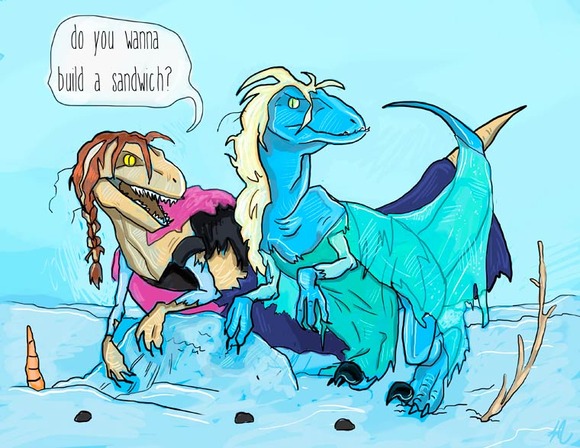 Disney-Princesses-velociraptors-3
