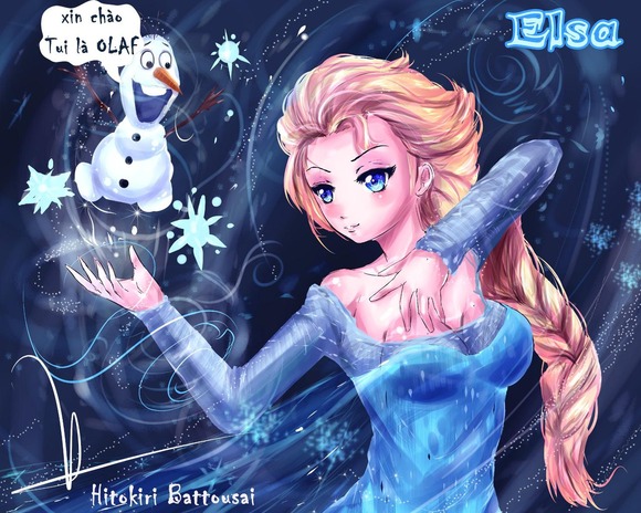 elsa_and_olaf_by_aiolia1989-d6zj78p