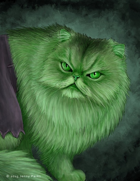 hulk-superhero-cats-jenny-parks-600x776