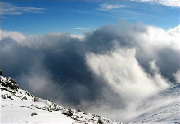 inside clouds
