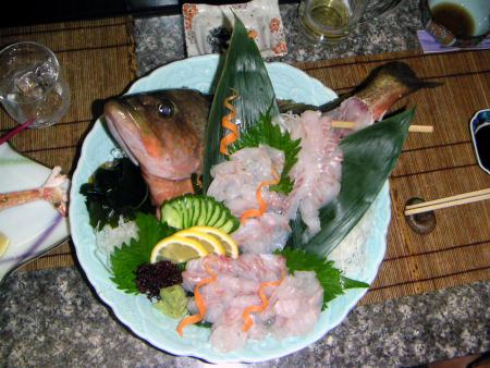 アコウ刺身
