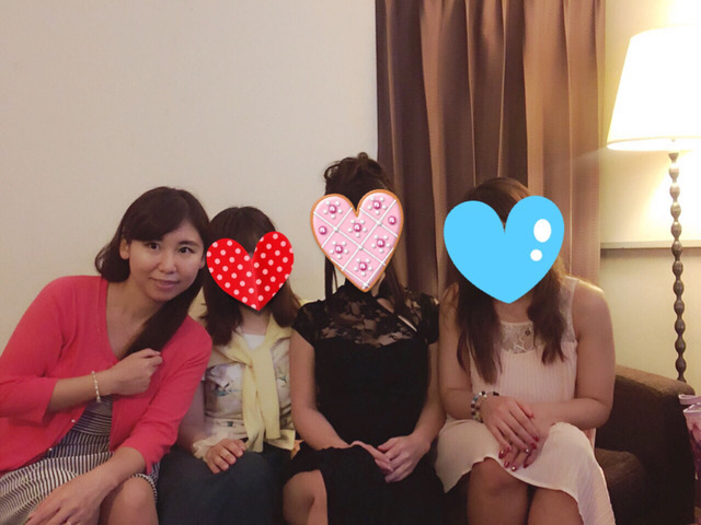 花魁女子会の様子