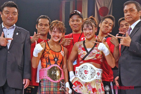 MIO選手とRENA選手