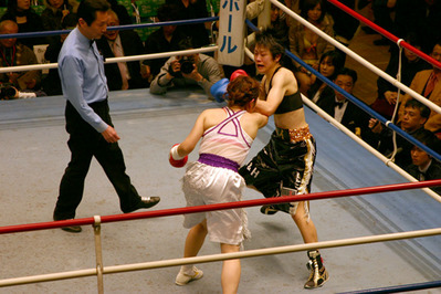 藤本奈月 vs カイ・ジョンソン4