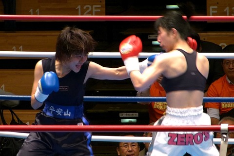 平安山裕子 vs 半谷美里