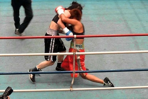 北脇絵美 vs 石川範子
