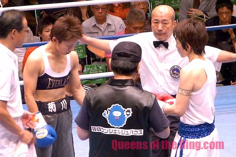 菊川未紀 vs 東郷理代