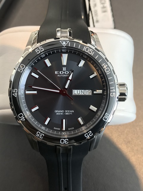 エドエル EDOX GRANDOCEAN : QUELLE HEURE -ケルエ- 大阪心斎橋店 by 光陽