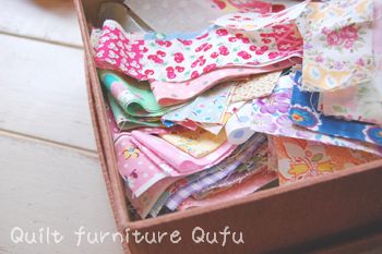 はぎれを使ったパッチワークパターン Quilt Furniture Qufu Blog