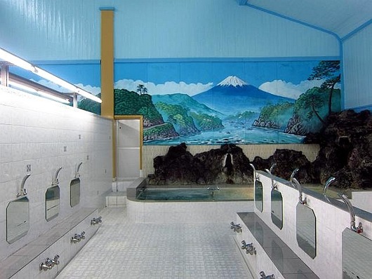 三筋湯絵
