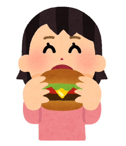 syokuji_hamburger_girl