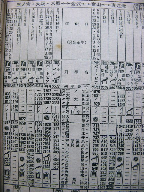 ☆ 1981年夏 特急「ポートピア」の時刻 : Rail・Artブログ