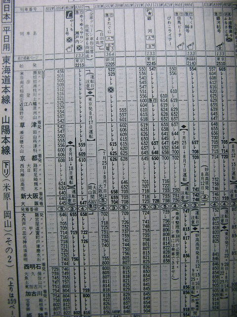 1988～2001年 「びわこライナー」の時刻 : Rail・Artブログ