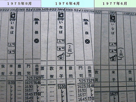 寝台特急いなば 他特急 方向幕 寝台特急「いなば」の指定席設定の事 : Rail・Artブログ