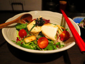 縁 豆腐サラダ