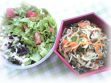 ペッパー塩蒸し焼きそば