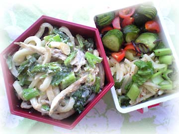 菜花粕味噌豆乳うどん弁当