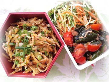 じゃがエリンギマーボー弁当